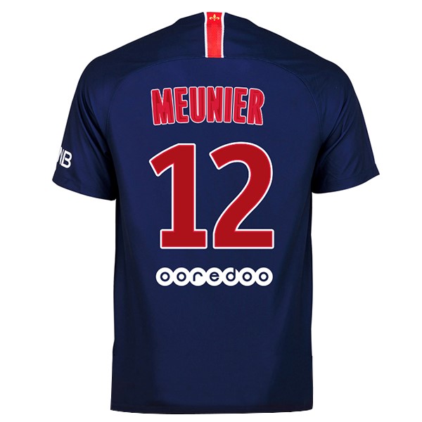 Camiseta Paris Saint Germain 1ª Meunier 2018-2019 Azul